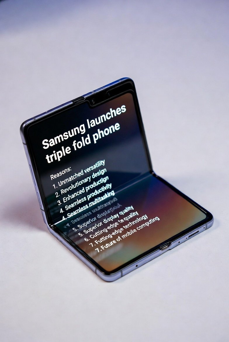 triple fold phone